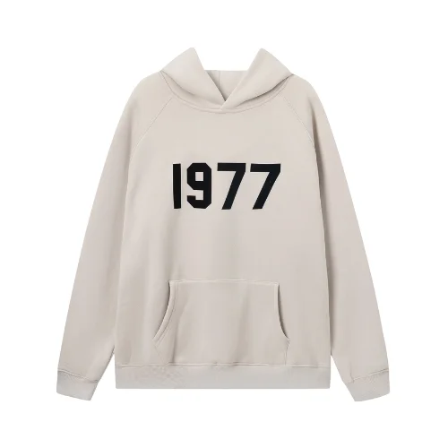 Essentials-1977-Buttercream-Hoodie Essentials 1977 Buttercream Bluza