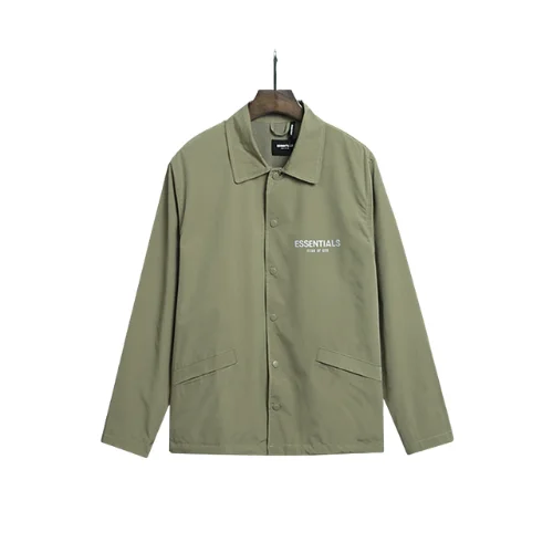 Essentials-Coach-Green-Jacket Essentials Coach Green Jacket