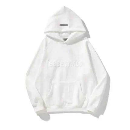 Essentials Embossed Relief White Bluza