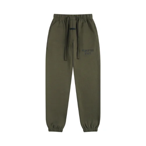 Fear-Of-God-State-Essentials-Olive-Sweatpant Fear Of God State Essentials Olive Sweatpants